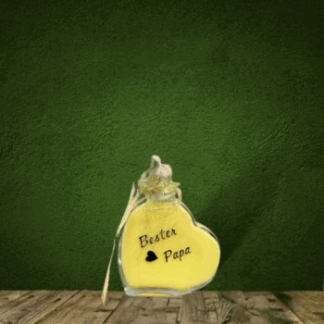 hausgemachter Eier-Sahne-Likör "bester Papa" Herz