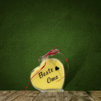 hausgemachter Eier-Sahne-Likör "beste Oma" Herz