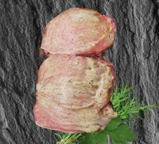Lummersteaks Knoblauch/ Sahne