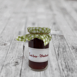 Konfitüre Erdbeere-Rhabarber